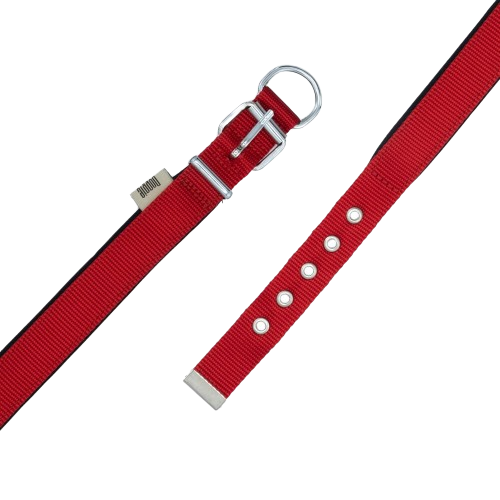 Doggie Konfor Dokuma Boyun Tasması Kırmızı 2,5X42-50Cm