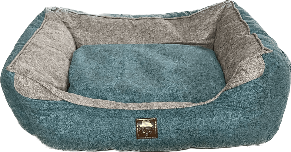 Petboss Yeni Nesil Pet Yatağı İç L (Turkuaz-Bej)