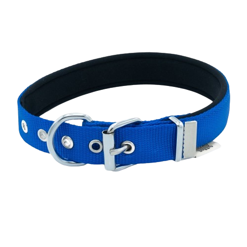 Doggie Konfor Dokuma Boyun Tasması Royalmavi 2,5X42-50Cm