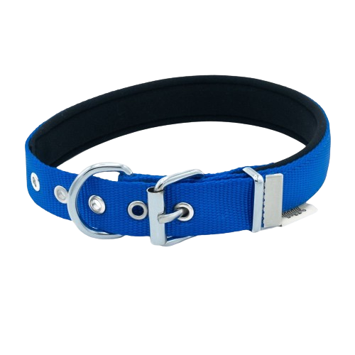 Doggie Konfor Dokuma Boyun Tasması Royalmavi 2,5X42-50Cm