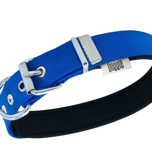 Doggie Konfor Dokuma Boyun Tasması Royalmavi 2,5X42-50Cm