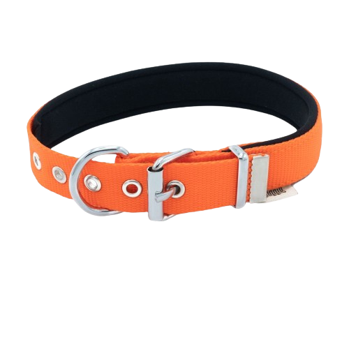 Doggie Konfor Dokuma Boyun Tasması Turuncu 2,5X42-50Cm