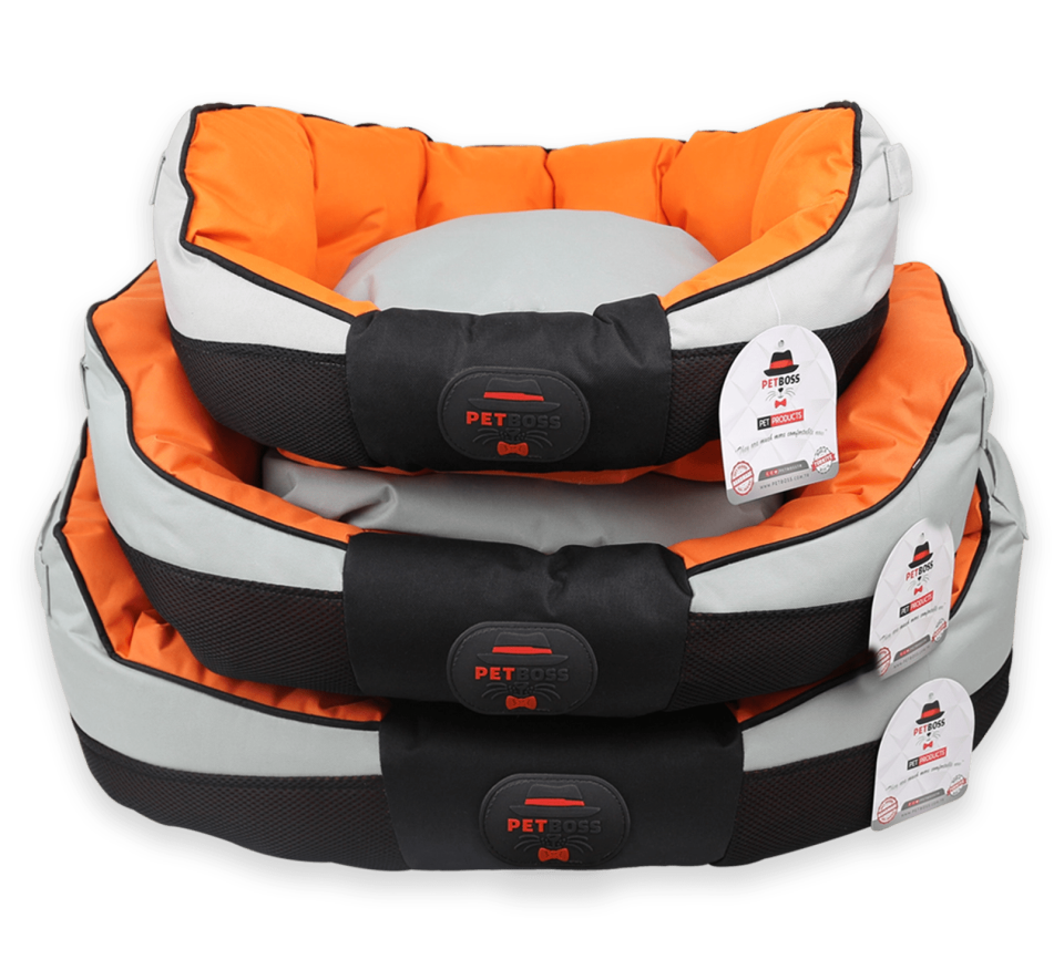 Petboss Yeni Nesil İstiridye Dış Mekan S (Gri-Turuncu)