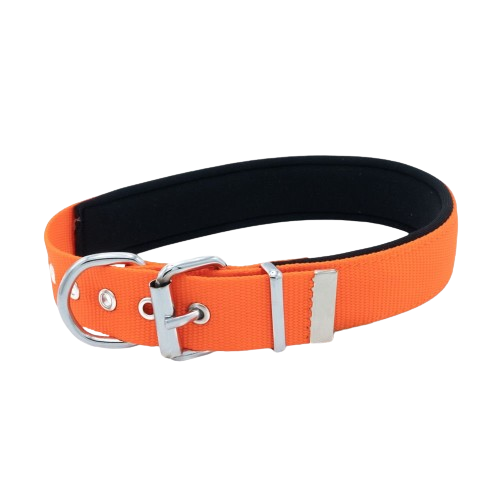 Doggie Konfor Dokuma Boyun Tasması Turuncu 3X42-50Cm