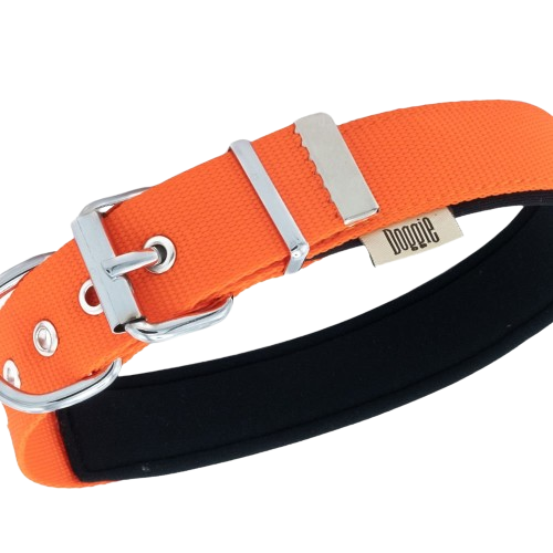 Doggie Konfor Dokuma Boyun Tasması Turuncu 3X42-50Cm
