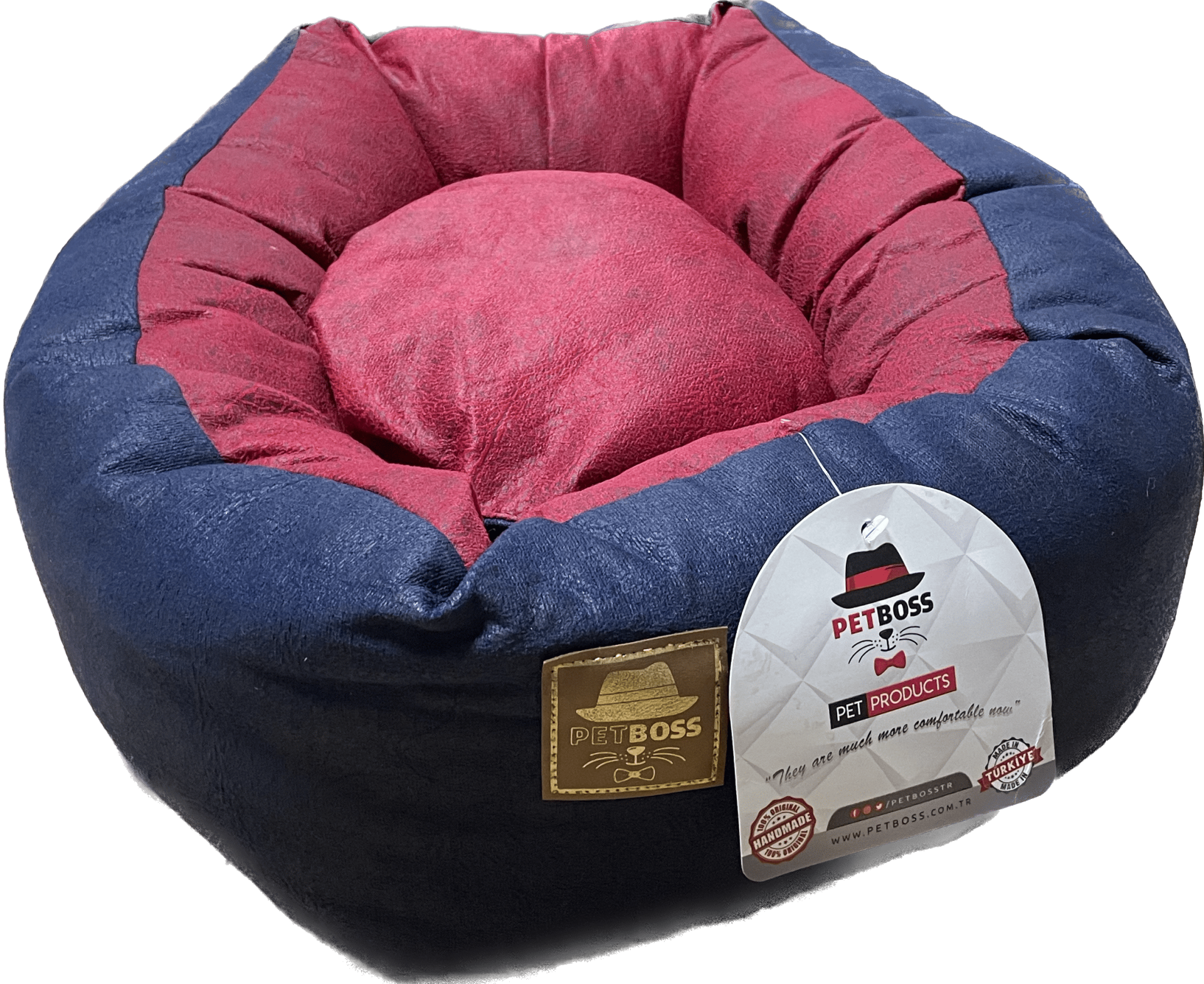 Petboss Çift Taraflı Simit (Lacivert-Kırmızı)