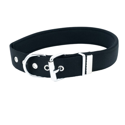 Doggie Konfor Dokuma Boyun Tasması Siyah 3X47-55Cm