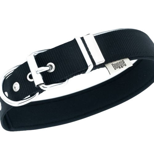 Doggie Konfor Dokuma Boyun Tasması Siyah 3X47-55Cm