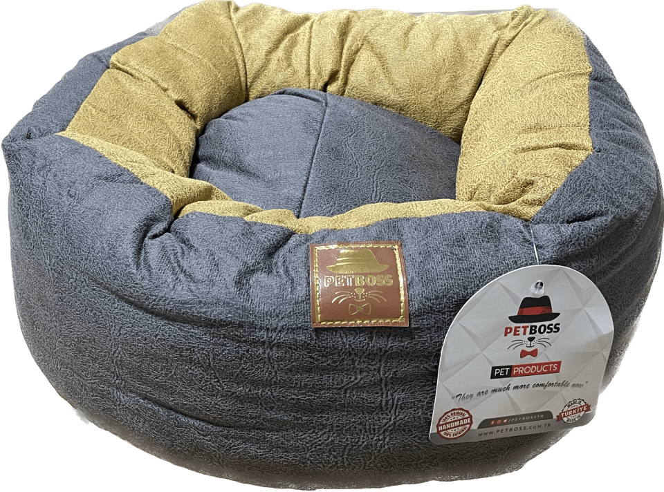 Petboss Çift Taraflı Simit (Antrasit-Sarı)