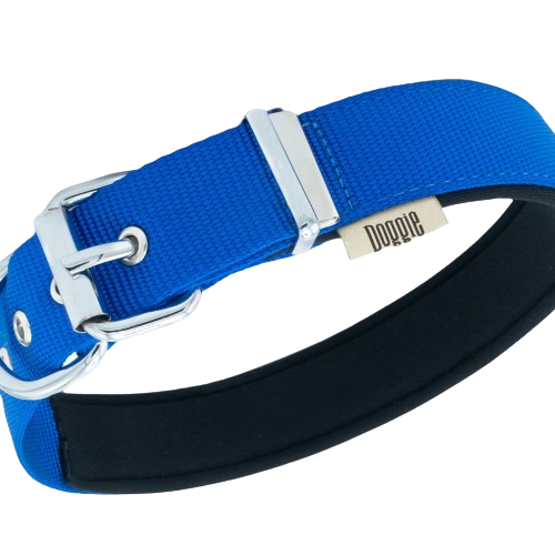 Doggie Konfor Dokuma Boyun Tasması Royalmavi 3X47-55Cm