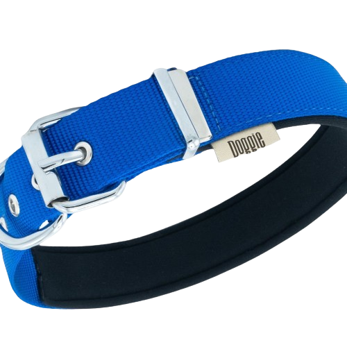 Doggie Konfor Dokuma Boyun Tasması Royalmavi 3X47-55Cm