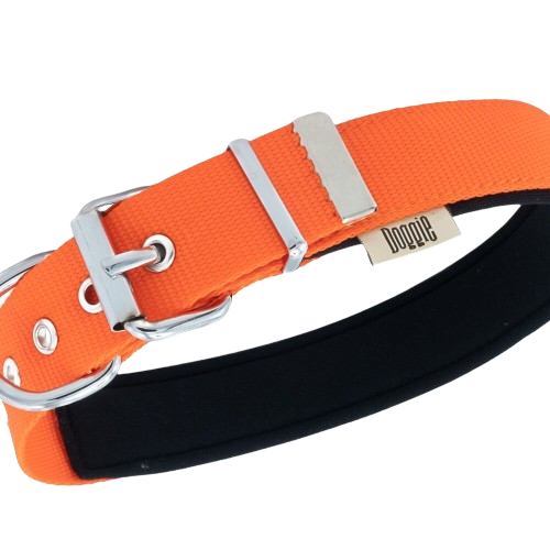 Doggie Konfor Dokuma Boyun Tasması Turuncu 3X47-55Cm
