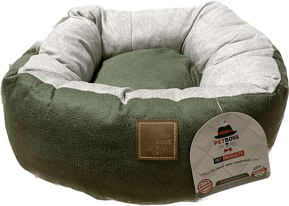 Petboss Çift Taraflı Simit (Yeşil-Bej)