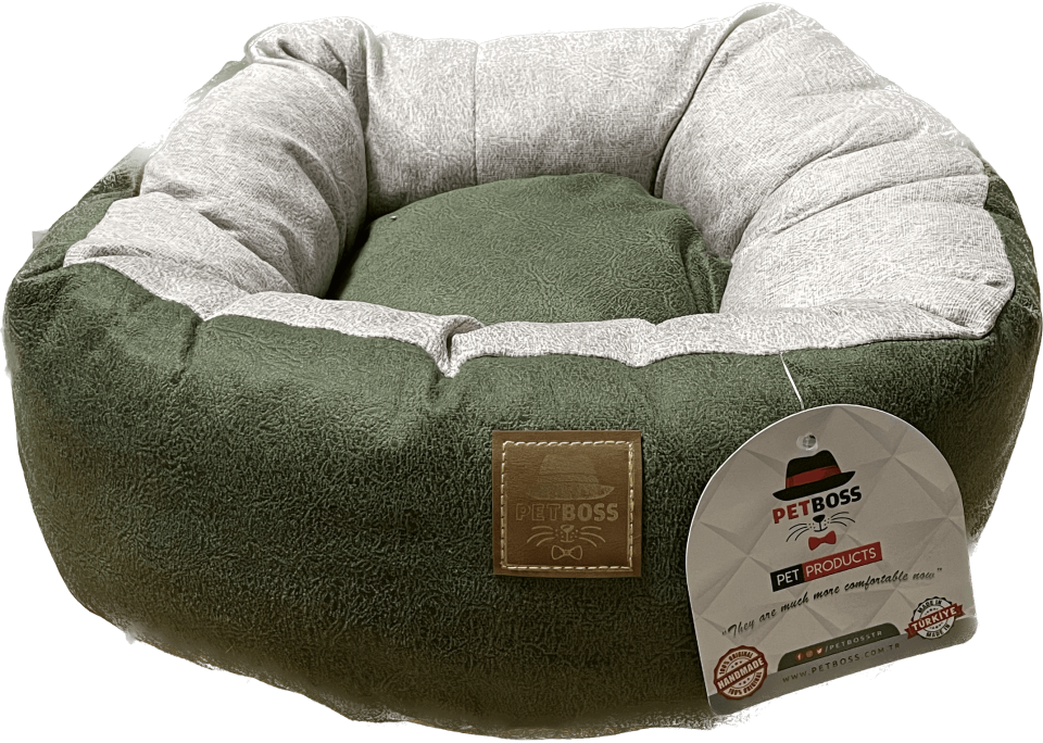 Petboss Çift Taraflı Simit (Yeşil-Bej)