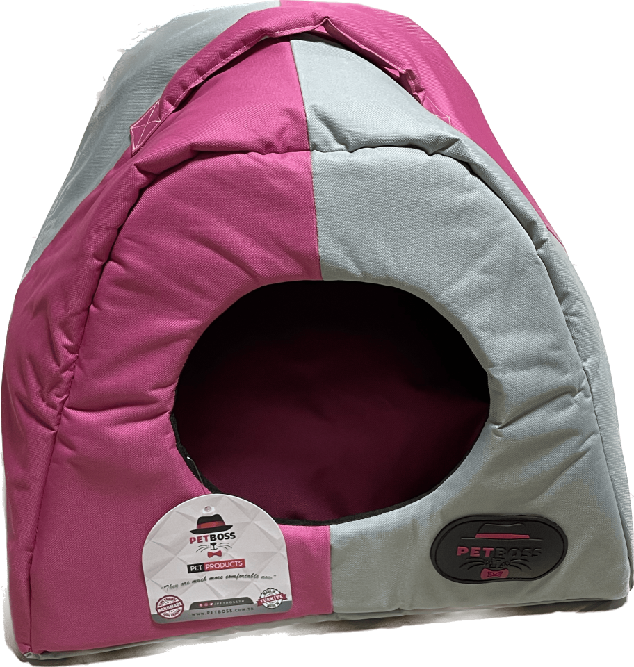 Petboss Damalı Varıo Dış Mekan (Pembe-Gri) STD