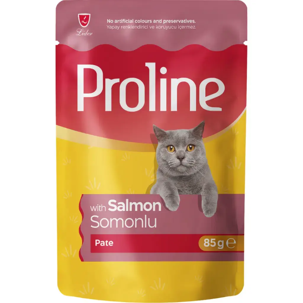 Proline Somonlu Pate Kedi Yaş Mama 85 gr