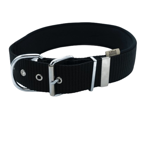 Doggie Konfor Dokuma Boyun Tasması Siyah 5X55-65Cm