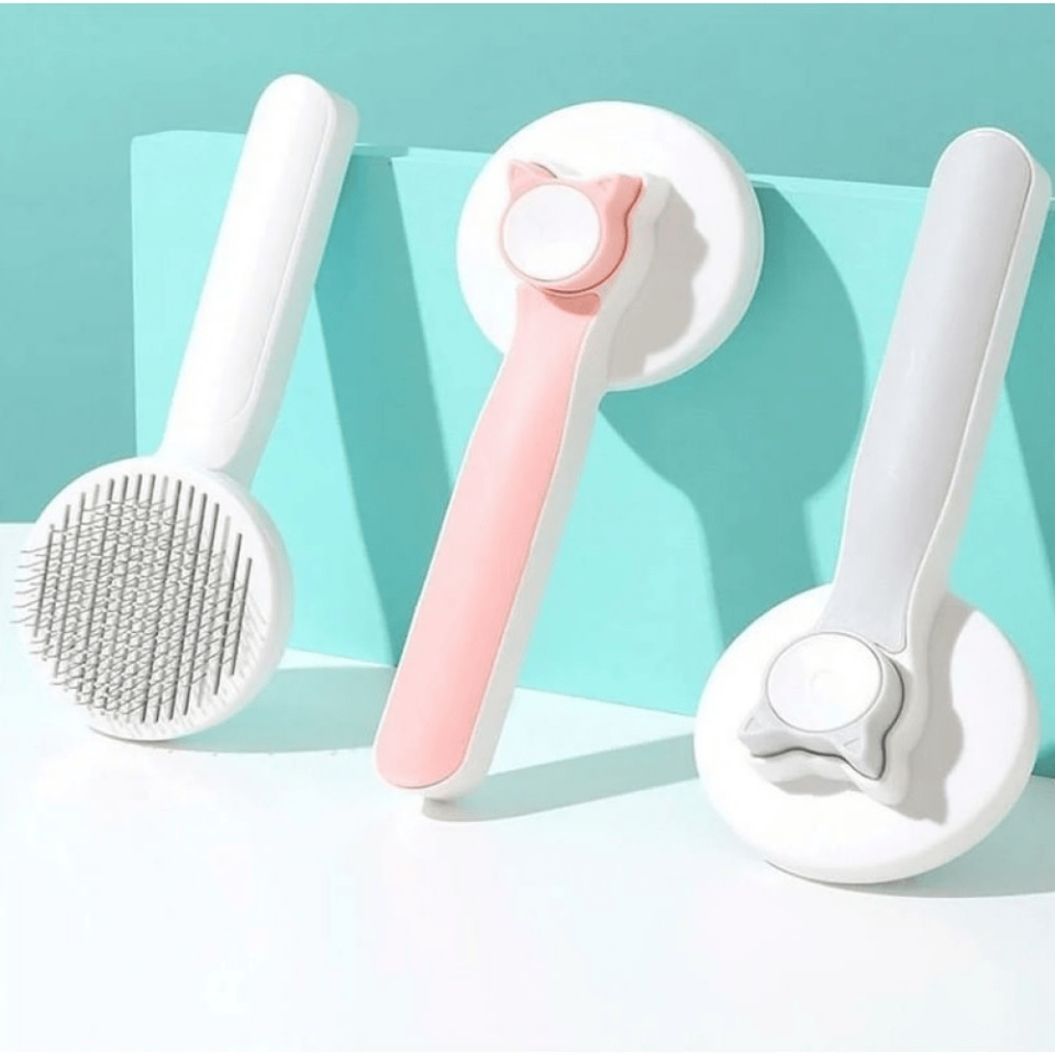 İbapet Otamatik Temizlen Tuşlu Tarak