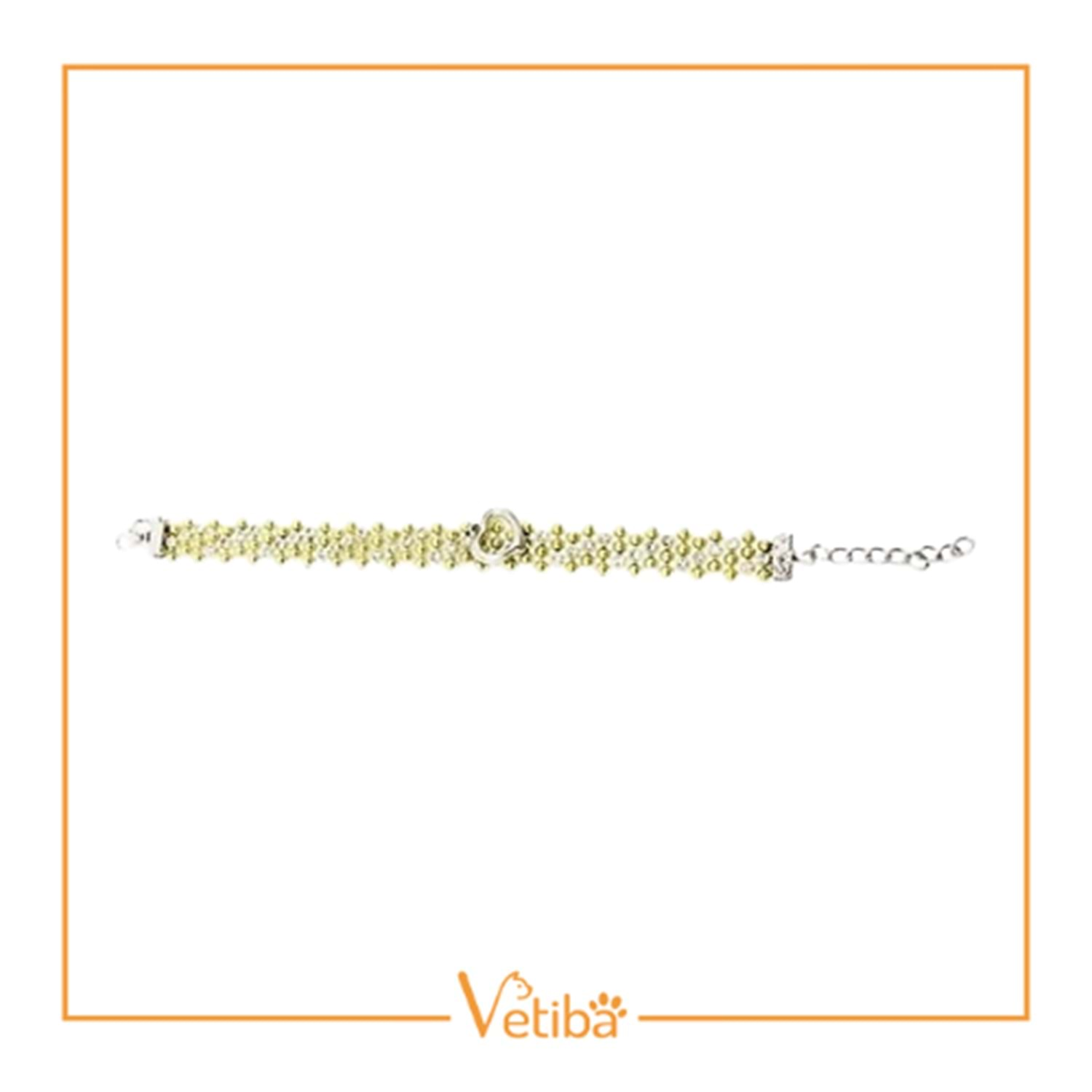 Serengetı Incılı Kedı Köpek Kolye 22 cm