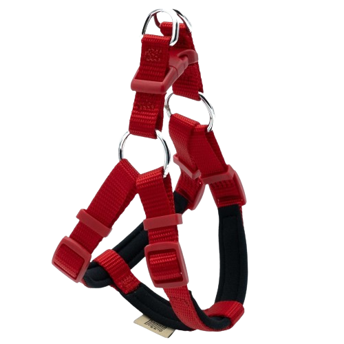 Doggie Konfor Dokuma Ronin Göğüs Tasması Kırmızı 1,5X35-40Cm