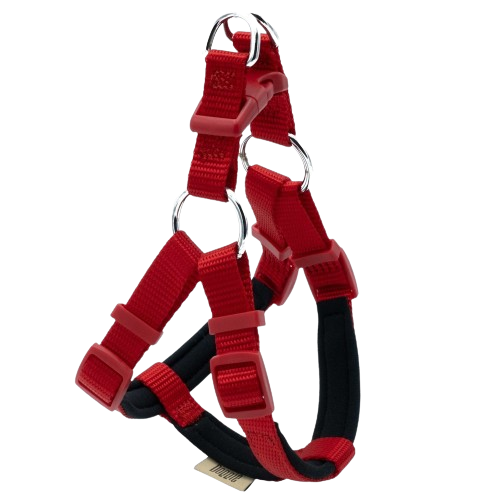 Doggie Konfor Dokuma Ronin Göğüs Tasması Kırmızı 1,5X35-40Cm