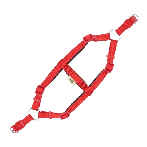 Doggie Konfor Dokuma Ronin Göğüs Tasması Kırmızı 1,5X35-40Cm