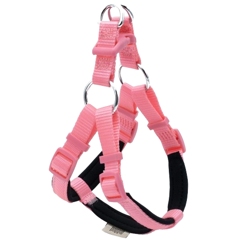 Doggie Konfor Dokuma Ronin Göğüs Tasması Pembe 1,5X35-40Cm