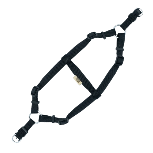 Doggie Konfor Dokuma Ronin Göğüs Tasması Siyah 1,5X40-45Cm