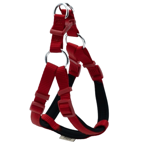 Doggie Konfor Dokuma Ronin Göğüs Tasması Kırmızı 1,5X40-45Cm
