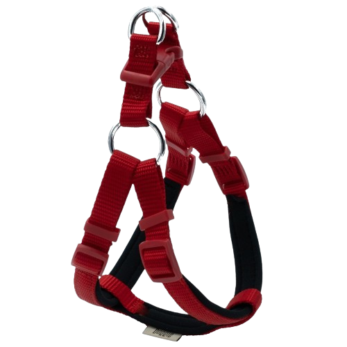 Doggie Konfor Dokuma Ronin Göğüs Tasması Kırmızı 1,5X40-45Cm
