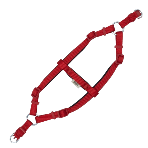 Doggie Konfor Dokuma Ronin Göğüs Tasması Kırmızı 1,5X40-45Cm