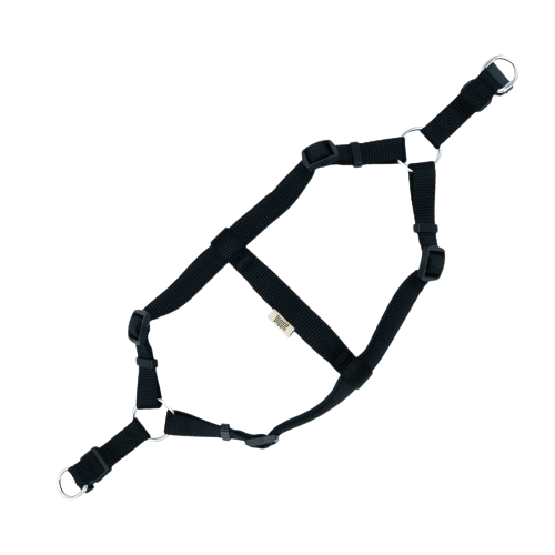 Doggie Konfor Dokuma Ronin Göğüs Tasması Siyah 2X45-55Cm