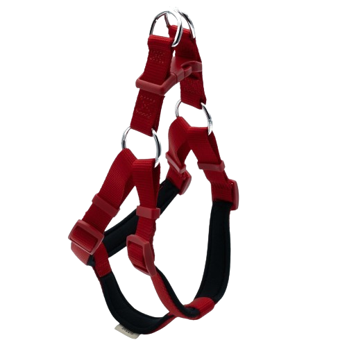 Doggie Konfor Dokuma Ronin Göğüs Tasması Kırmızı 2X45-55Cm