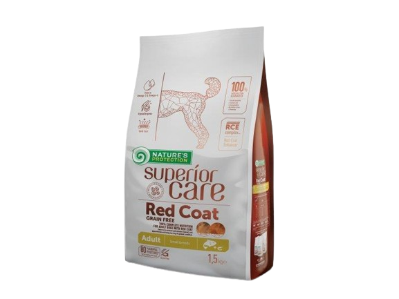 Natures Protection Tahılsız Somonlu Küçük Irk Kızıl Köpek Maması 1.5 kg