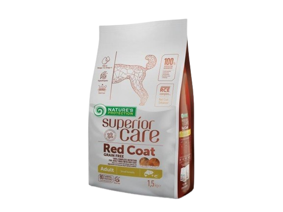 Natures Protection Tahılsız Somonlu Küçük Irk Kızıl Köpek Maması 1.5 kg