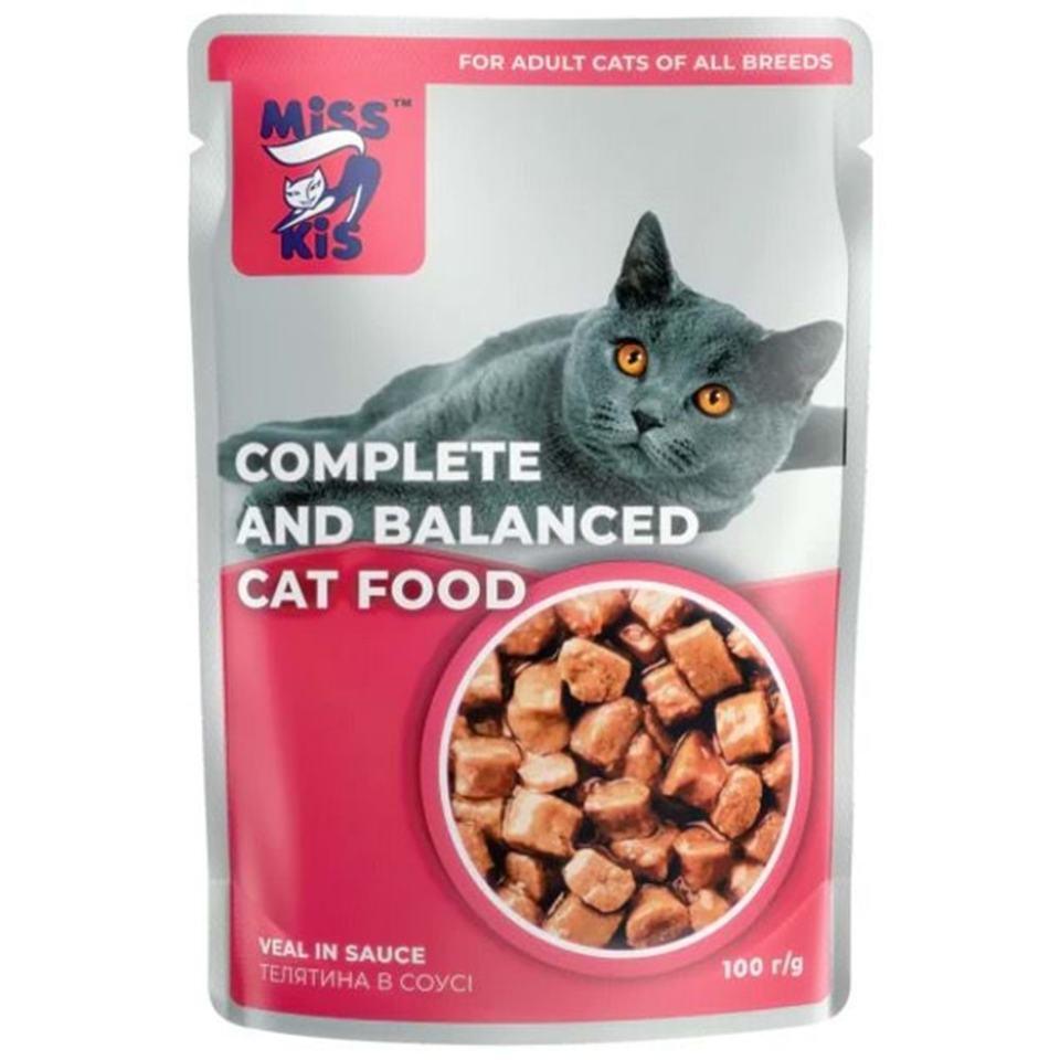 Mis Kas Dana Etli Kedi Yaş Maması 100 g