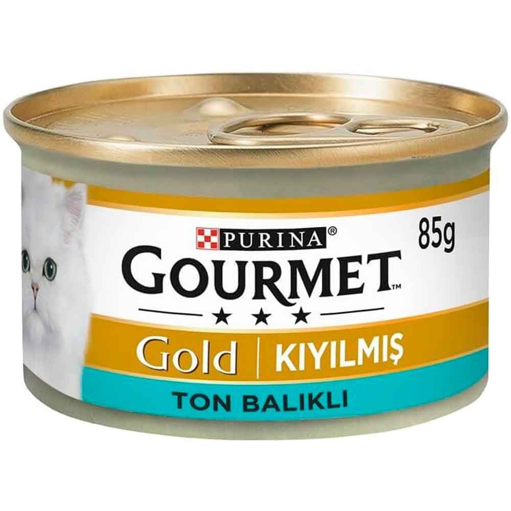 Purina Gourmet Gold Kıyılmış Ton Balığı Kedi Konservesi 85 gr STD