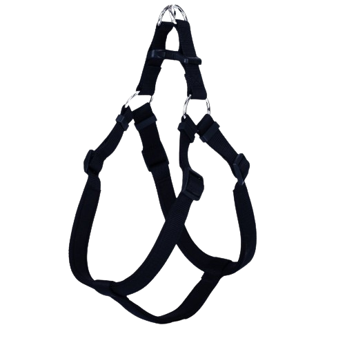 Doggie Konfor Dokuma Ronin Göğüs Tasması Siyah 2,5X65-75Cm