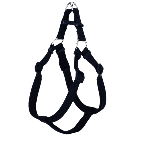 Doggie Konfor Dokuma Ronin Göğüs Tasması Siyah 2,5X65-75Cm