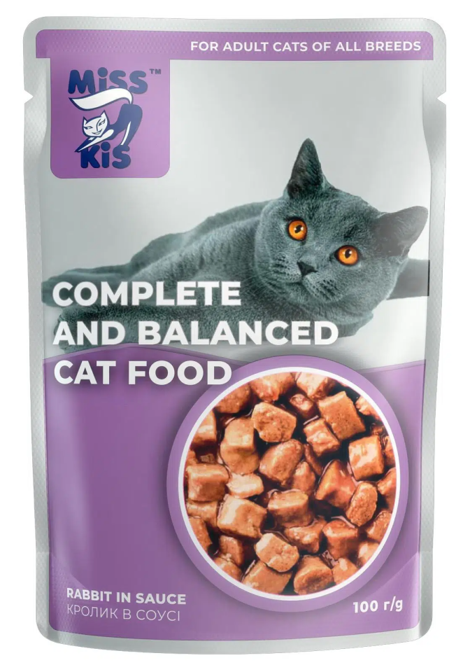 Mis Kas Tavşanlı Kedi Yaş Maması 100 g