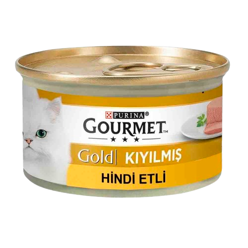 Purina Gourmet Gold Kıyılmış Hindi Etli Kedi Konservesi 85 gr STD
