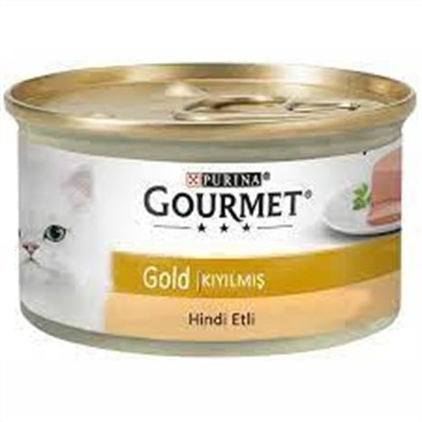 Purina Gourmet Gold Kıyılmış Hindi Etli Kedi Konservesi 85 gr STD