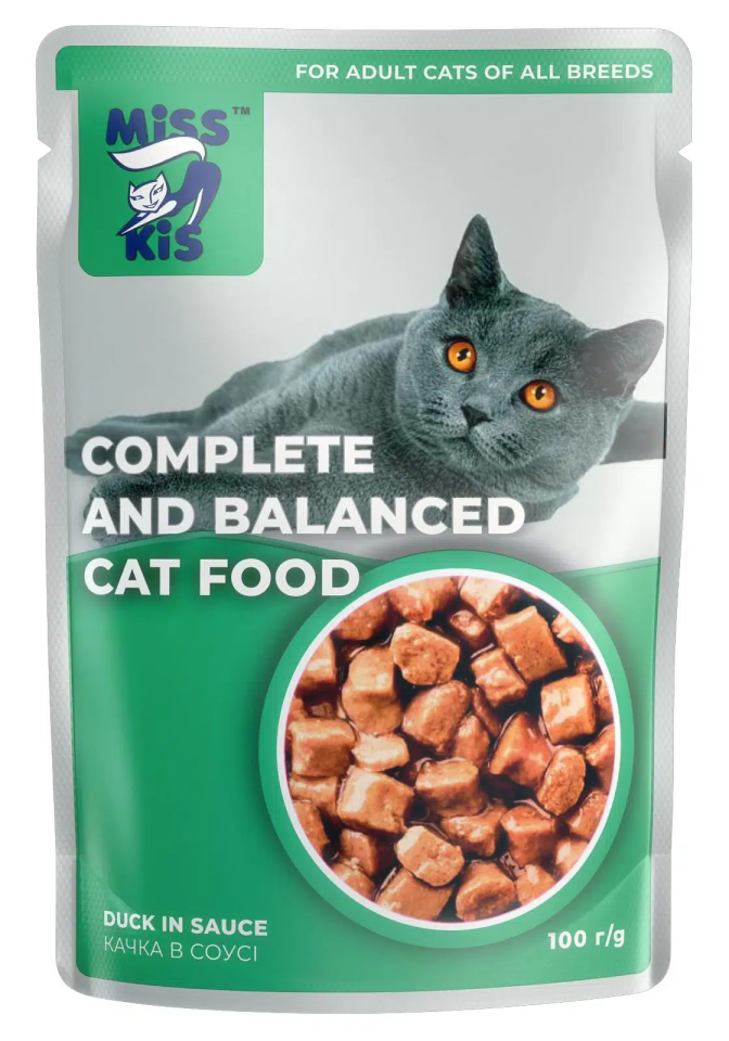 Mis Kas Ördekli Kedi Yaş Maması 100 g