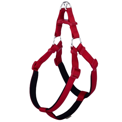 Doggie Konfor Dokuma Ronin Göğüs Tasması Kırmızı 2,5X65-75Cm