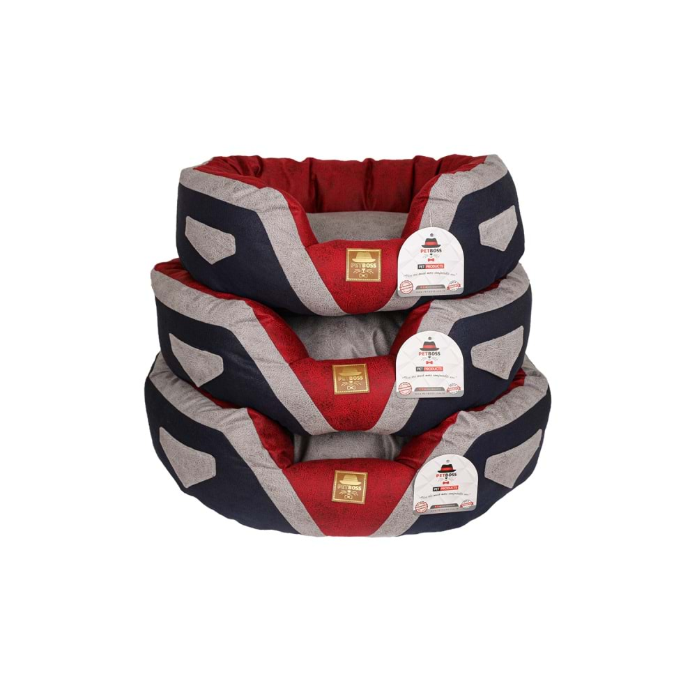 Petboss Maestro M (Gri-Kırmızı-Lacivert)