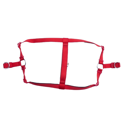 Doggie Konfor Dokuma Ronin Göğüs Tasması Kırmızı 2,5X70-80Cm