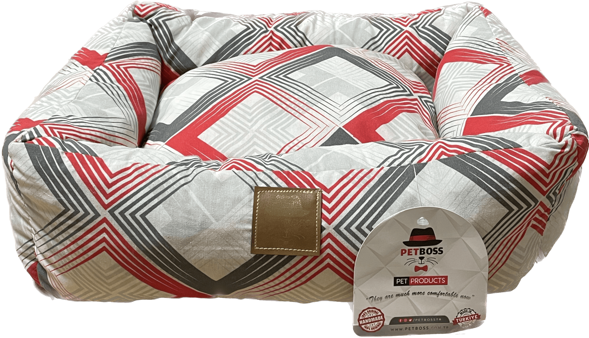 Petboss Lıve Set S (Gri-Beyaz-Kırmızı)