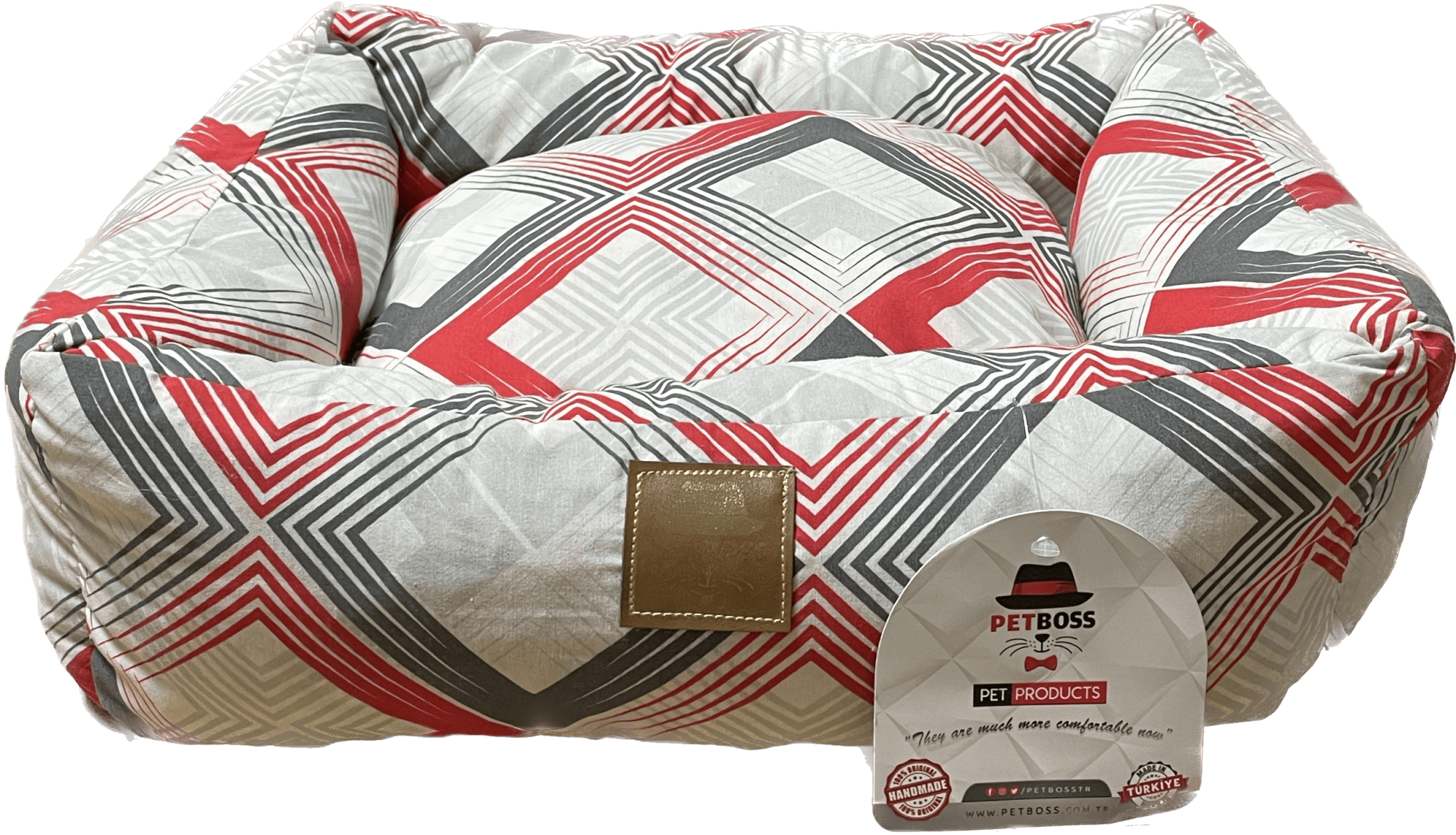 Petboss Lıve Set S (Gri-Beyaz-Kırmızı)