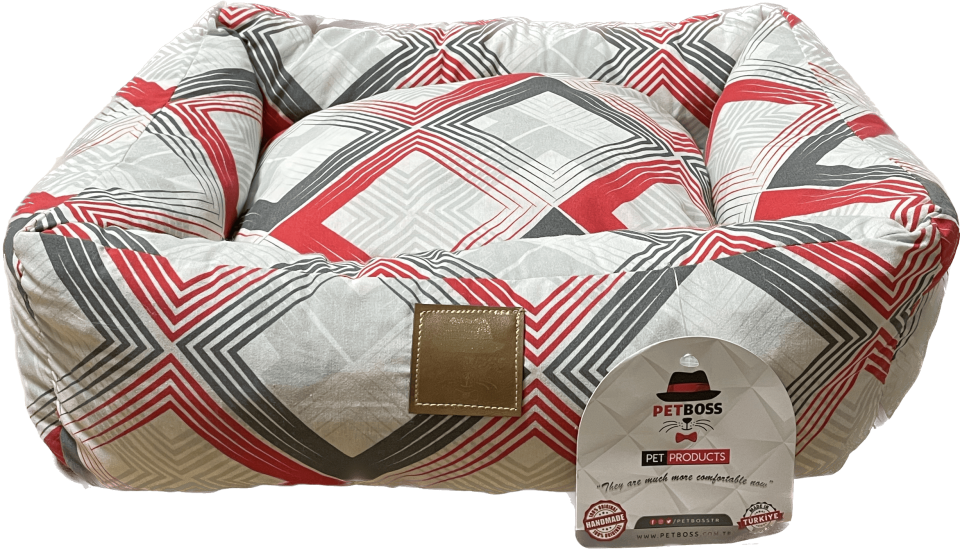 Petboss Lıve Set S (Gri-Beyaz-Kırmızı)