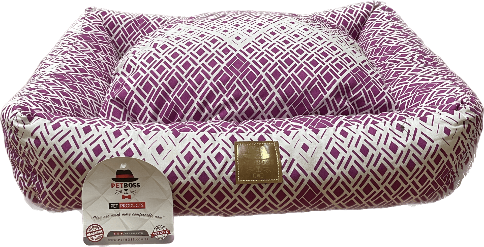 Petboss Lıve Set M (Mor-Beyaz)